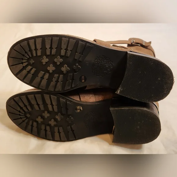 Vince Camato Walleya Moto suede boots size 8 Taupe - Picture 6 of 8